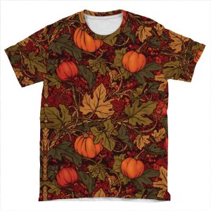 Autumn Pumpkins AOP T-shirt Tee