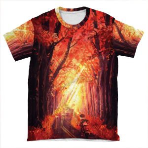Autumn Ride AOP T-shirt Tee