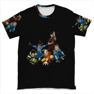 Avatar The Last Airbender Group AOP T-shirt Tee