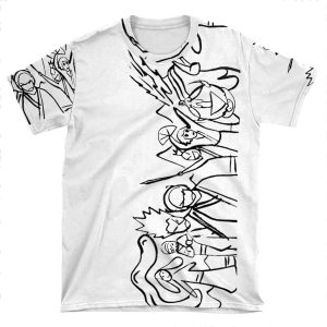 Avatar: The Last Airbender - Sokka's Drawing AOP T-shirt Tee