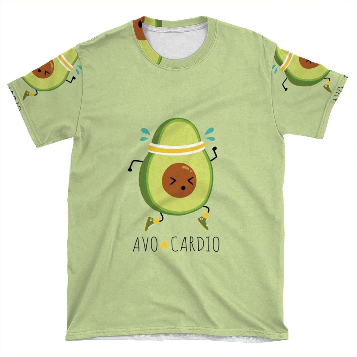 Avocado Cardio AOP T-shirt Tee