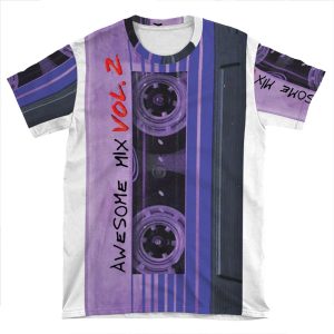 Awesome Mix Vol. 2 (Purple) AOP T-shirt Tee