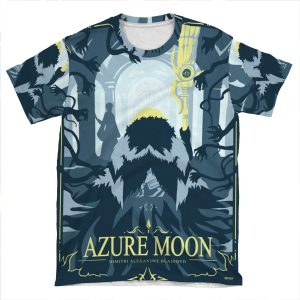 Azure Moon AOP T-shirt Tee