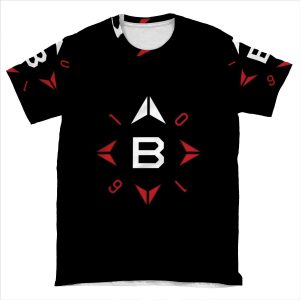 B Malone Clothing AOP T-shirt Tee