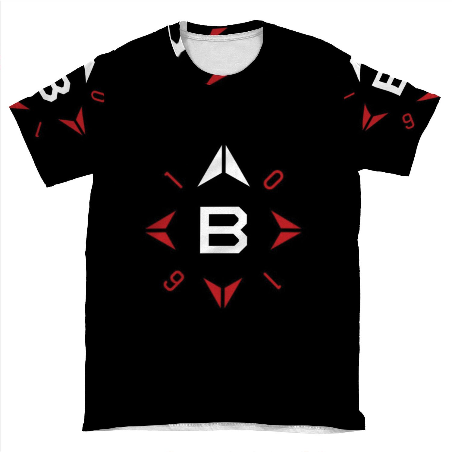 B Malone Clothing AOP T-shirt Tee