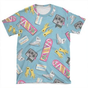 Back To The Future 4 AOP T-shirt Tee