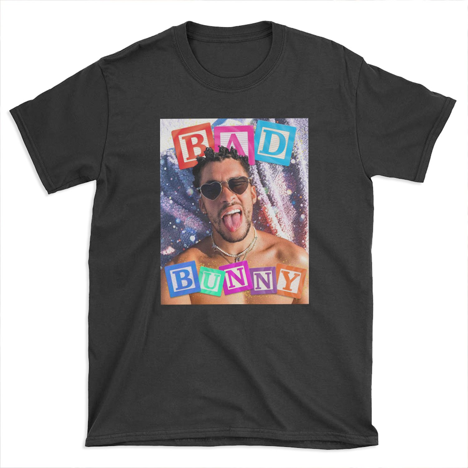 Bad Bunny Beach Glow T-shirt Tee