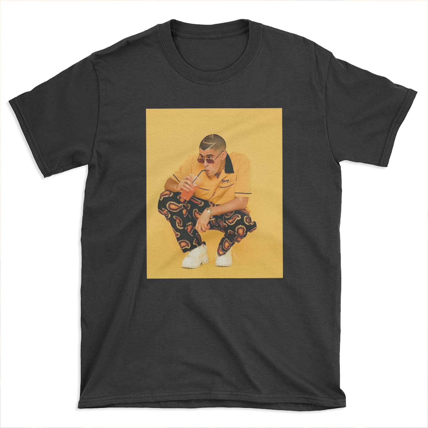 Bad Yellow Bunny T-shirt Tee