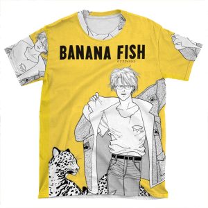 Banana Fish - Ash Lynx AOP T-shirt Tee