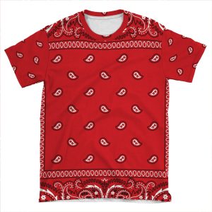 Bandana - Red AOP T-shirt Tee