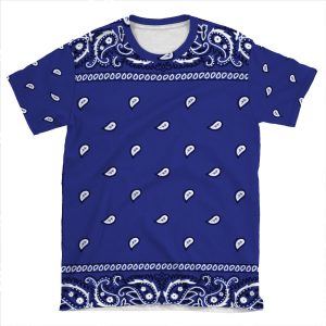 Bandana Royal Blue AOP T-shirt Tee