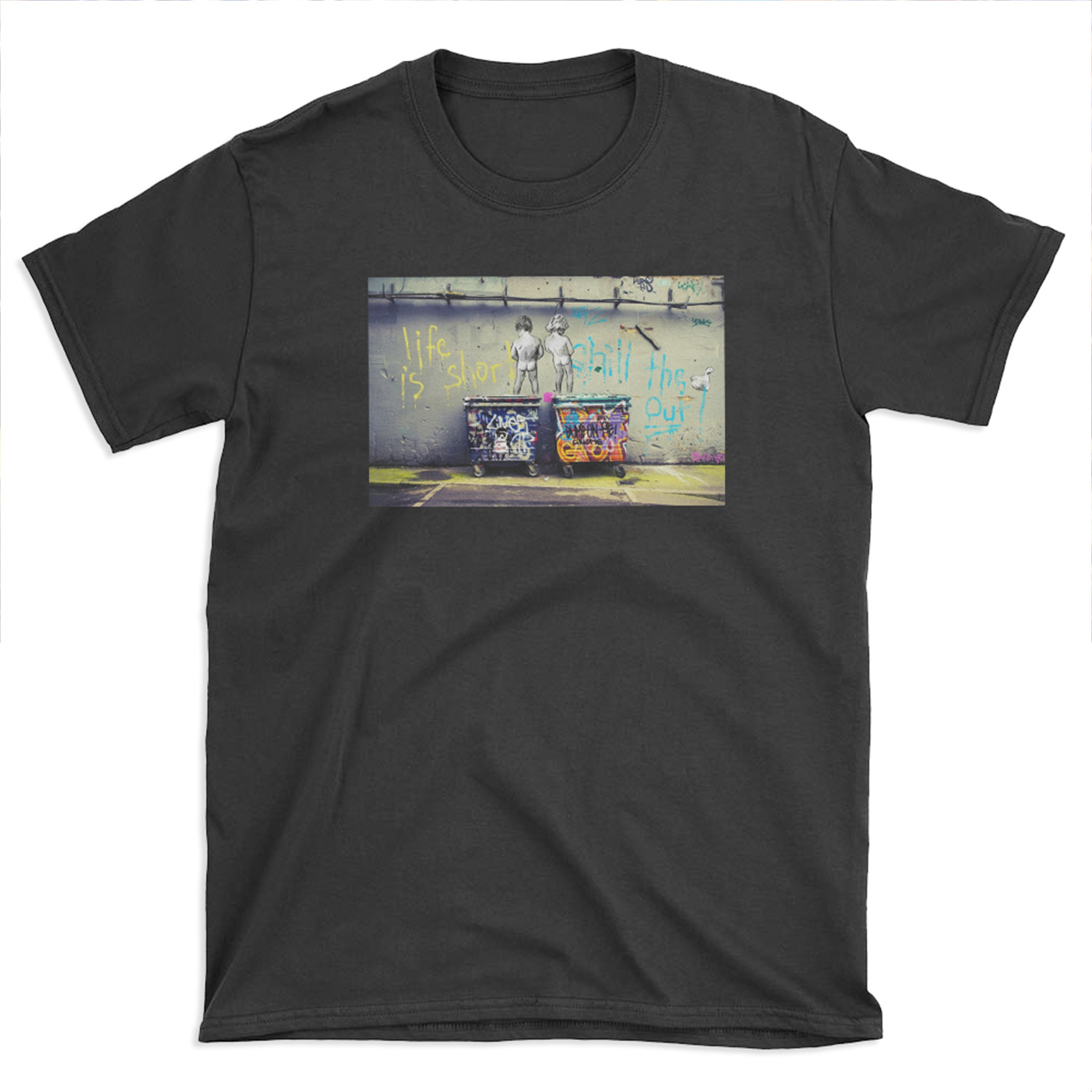 Banksy Chill the Duck Out T-shirt Tee