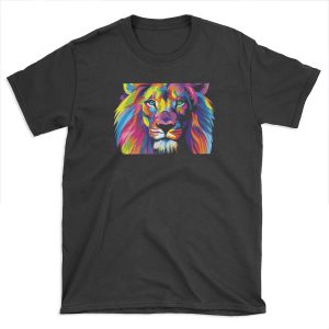 Banksy Rainbow Lion Graffiti Pop Art Painting T-shirt Tee