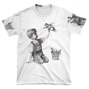 Banksy Tribute To Nurses AOP T-shirt Tee