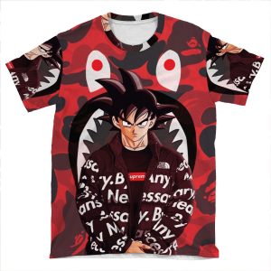 Bape Shark Goku AOP T-shirt Tee
