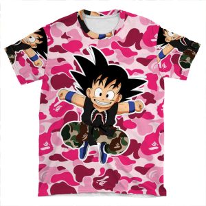 Bape X Goku AOP T-shirt Tee