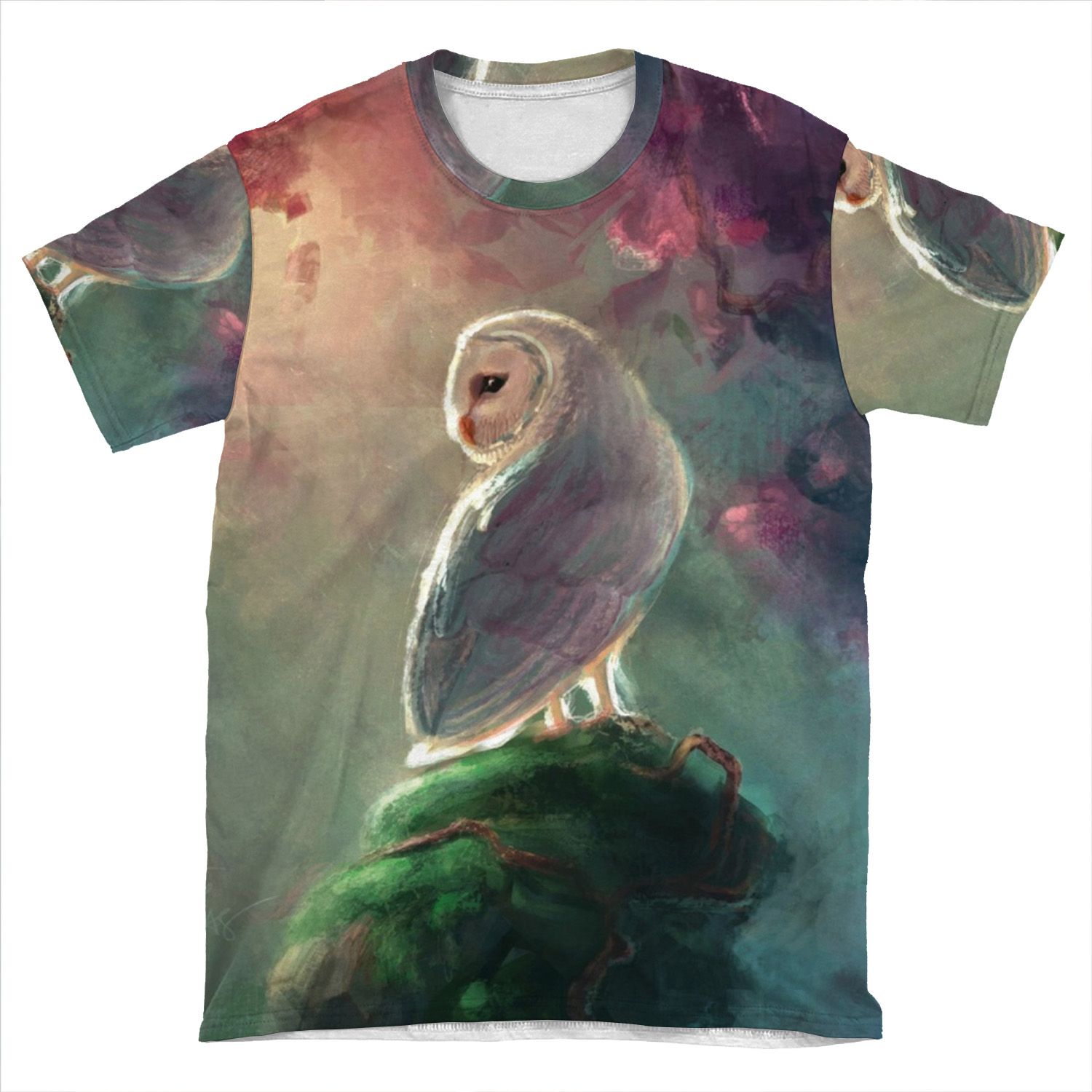 Barn Owl AOP T-shirt Tee