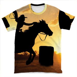 Barrel Racing---- A Way Of Life AOP T-shirt Tee