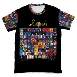 Basketball Legends AOP T-shirt Tee