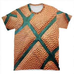 Basketball Texture AOP T-shirt Tee 4/4S AOP T-shirt Tee