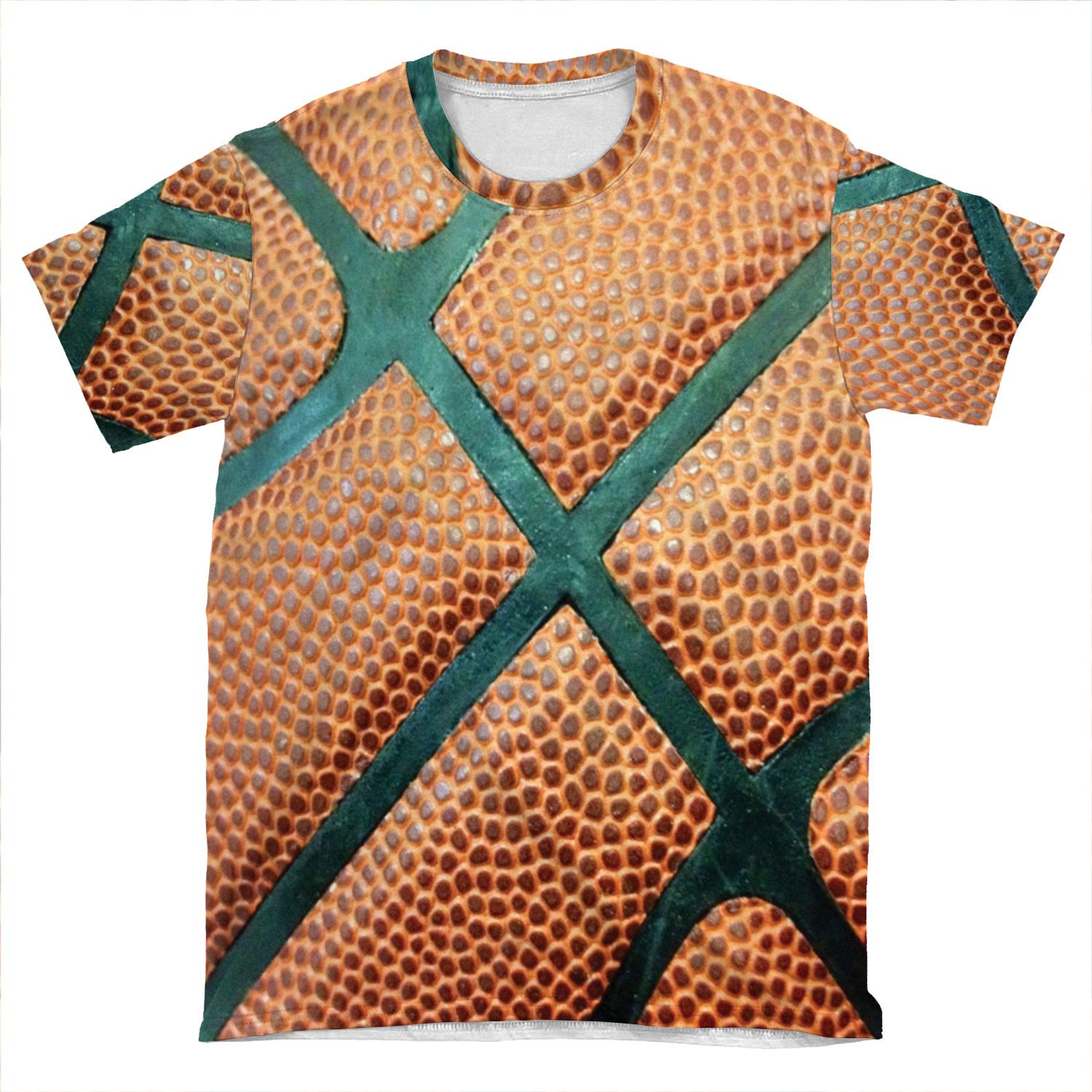 Basketball Texture AOP T-shirt Tee 4/4S AOP T-shirt Tee