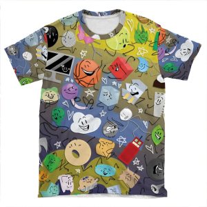 Battle For Bfdi AOP T-shirt Tee