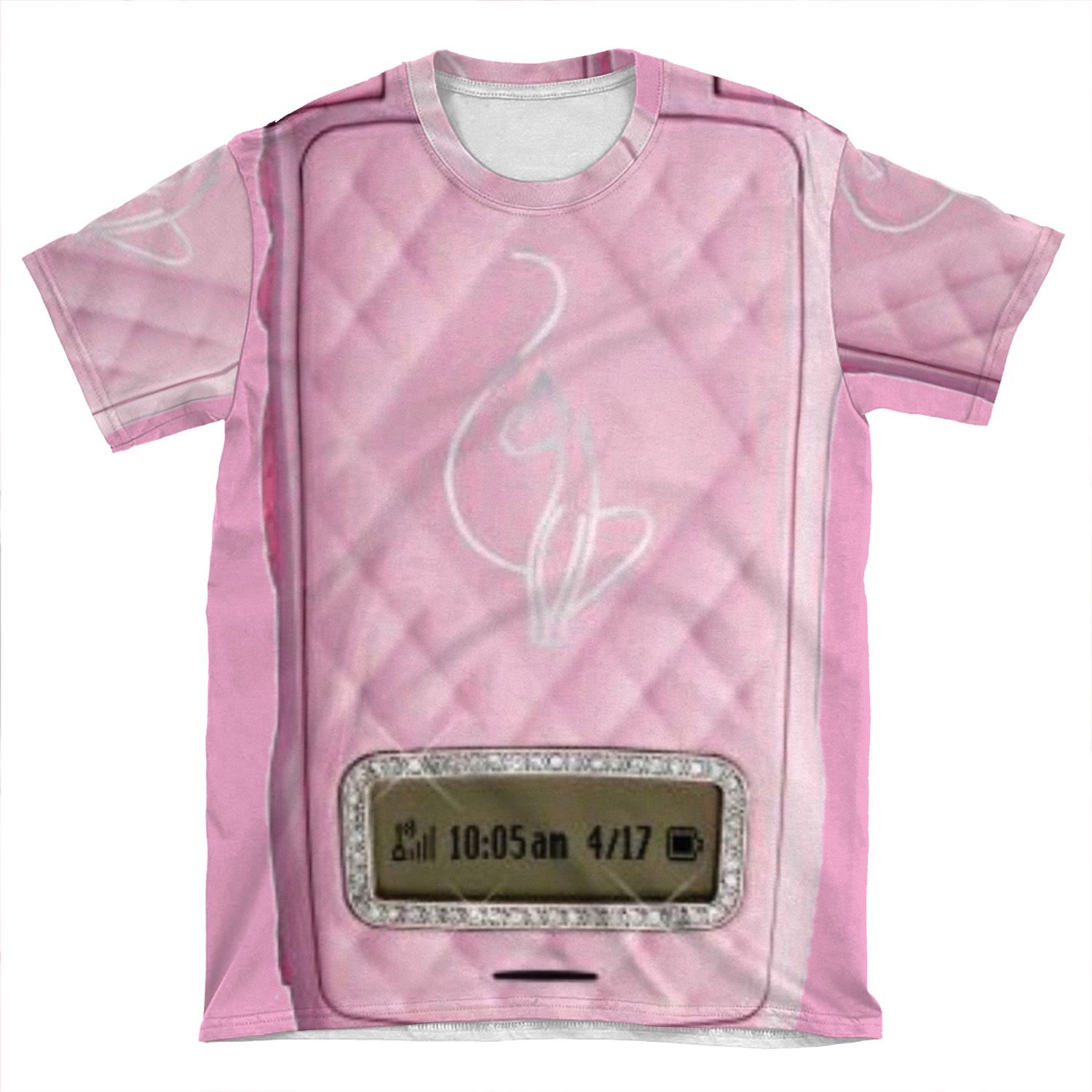 Bby Phat Flip Phone AOP T-shirt Tee