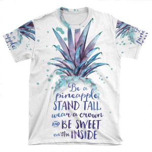 Be A Pineapple AOP T-shirt Tee