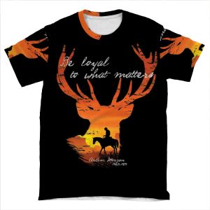 Be Loyal To What Matters - Arthur Morgan Tribute AOP T-shirt Tee