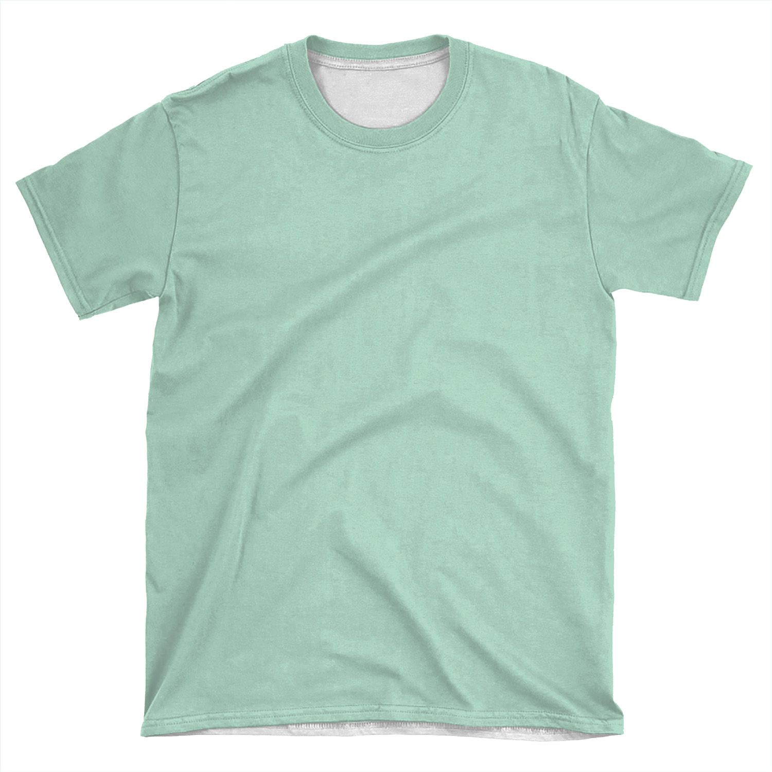 Beachy Summer Aqua Blue Mint Green Seafoam AOP T-shirt Tee