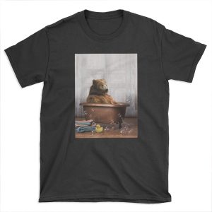 Bear in Bathtub T-shirt Tee