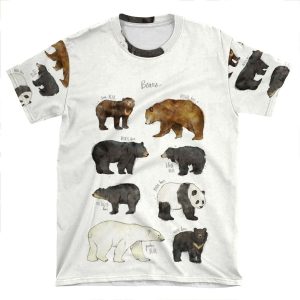 Bears AOP T-shirt Tee
