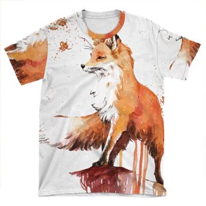 Beautiful Fox AOP T-shirt Tee
