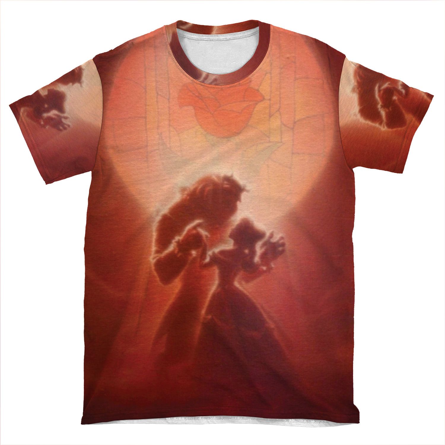 Beauty & The Beast 1 AOP T-shirt Tee