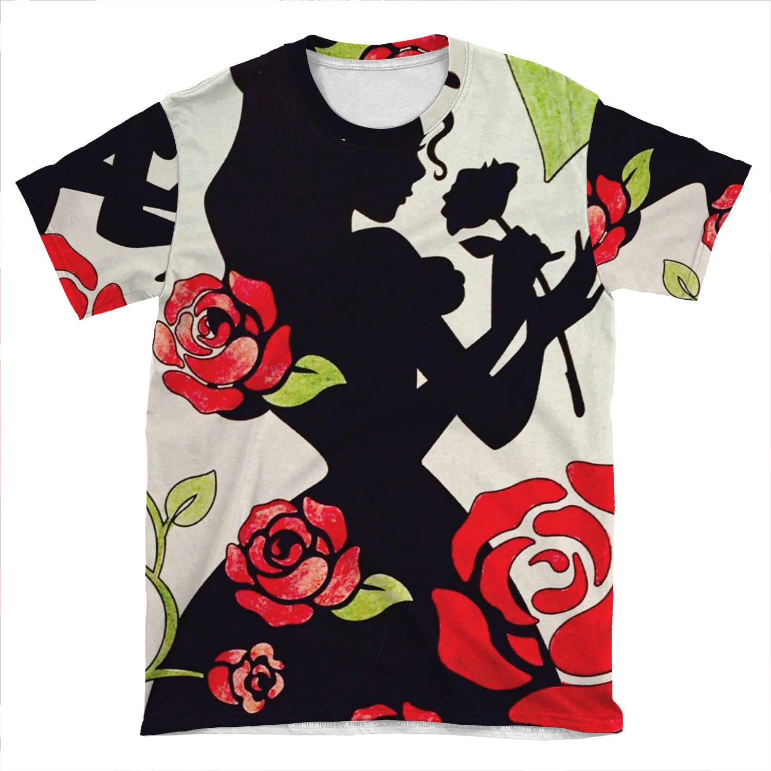 Beauty And The Beast AOP T-shirt Tee