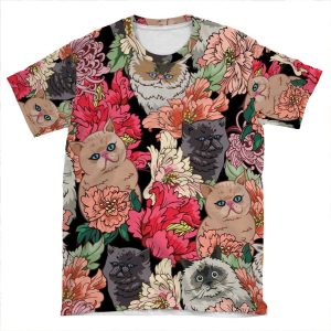 Because Cats AOP T-shirt Tee