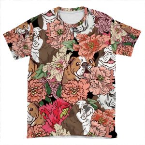 Because English Bulldog AOP T-shirt Tee