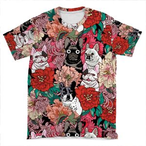 Because French Bulldog AOP T-shirt Tee