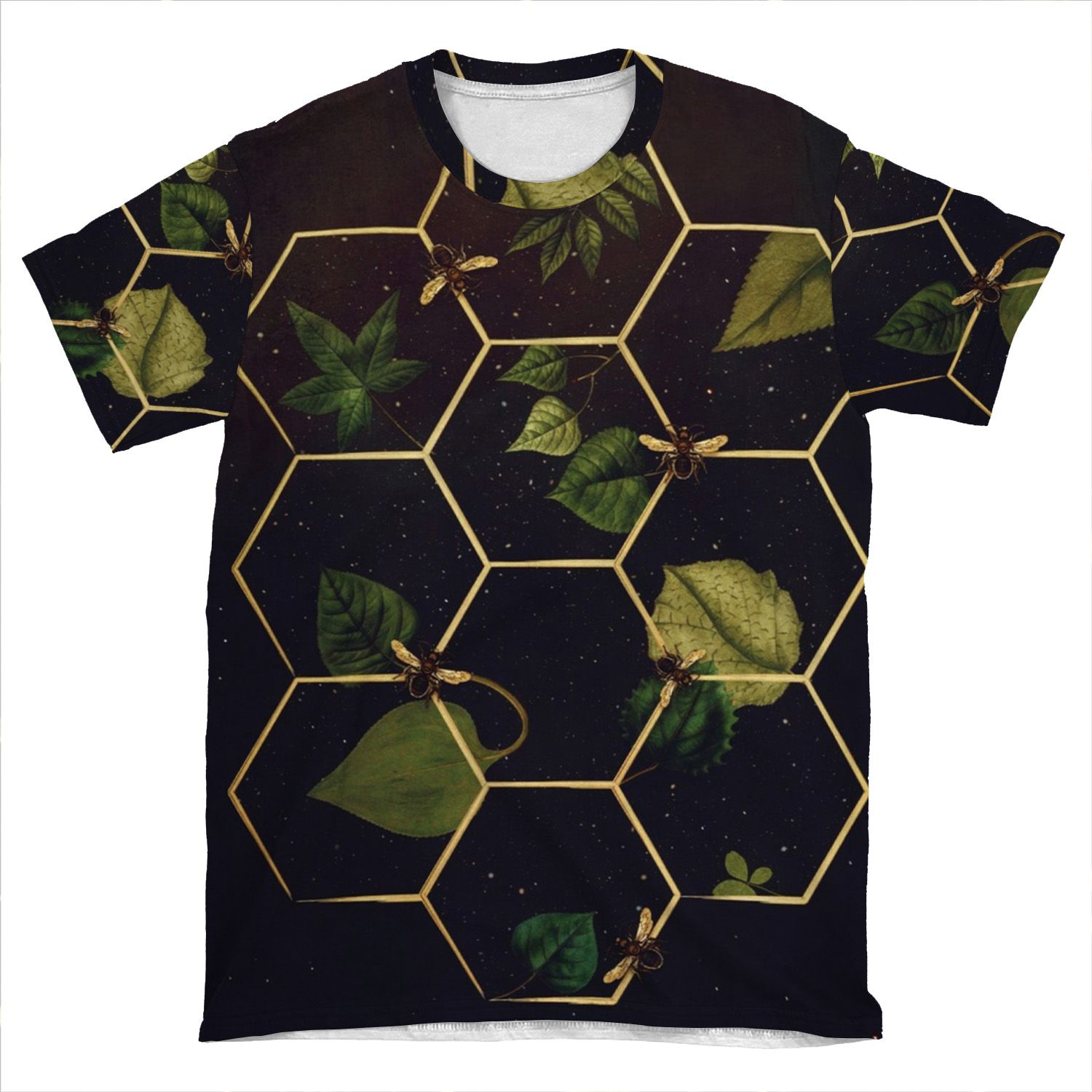 Bees In Space AOP T-shirt Tee
