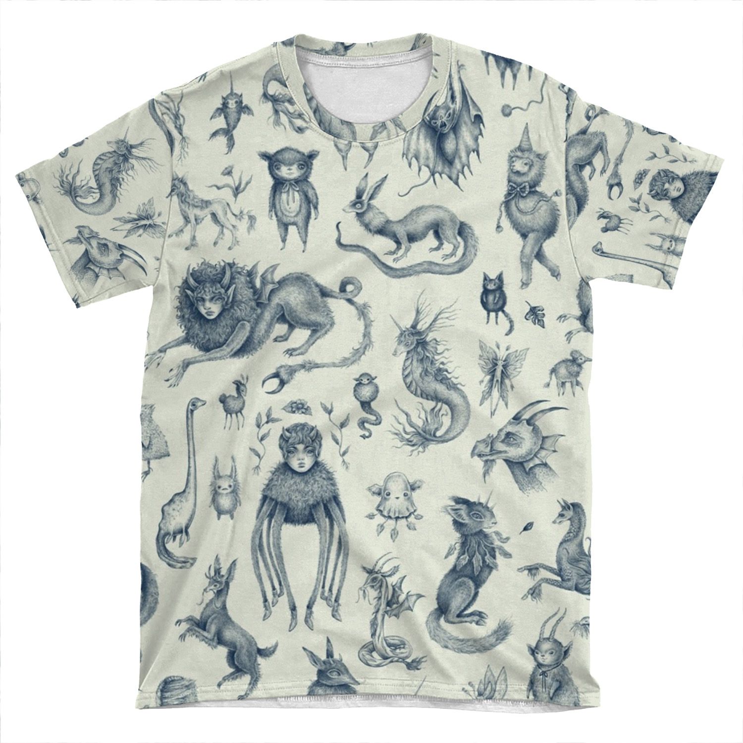 Beings And Creatures AOP T-shirt Tee