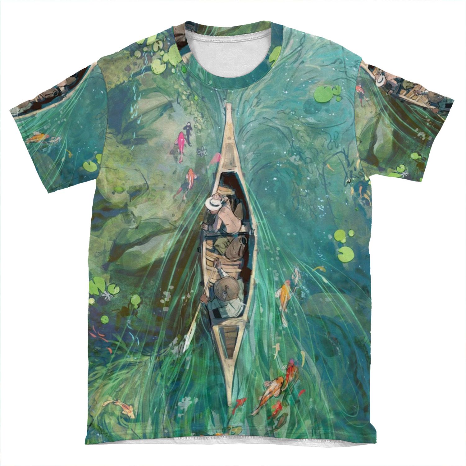Beneath The Lillies AOP T-shirt Tee