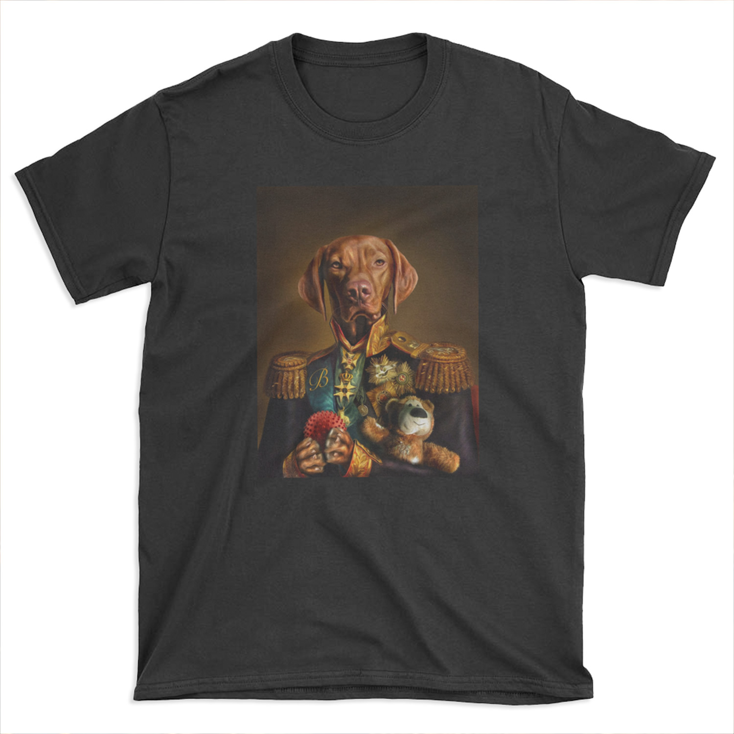 Bertie the Hungarian Vizsla - Dog Portrait T-shirt Tee