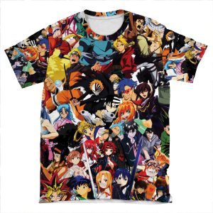 Best Anime Colection AOP T-shirt Tee