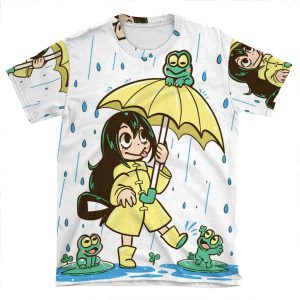 Best Frog Girl AOP T-shirt Tee