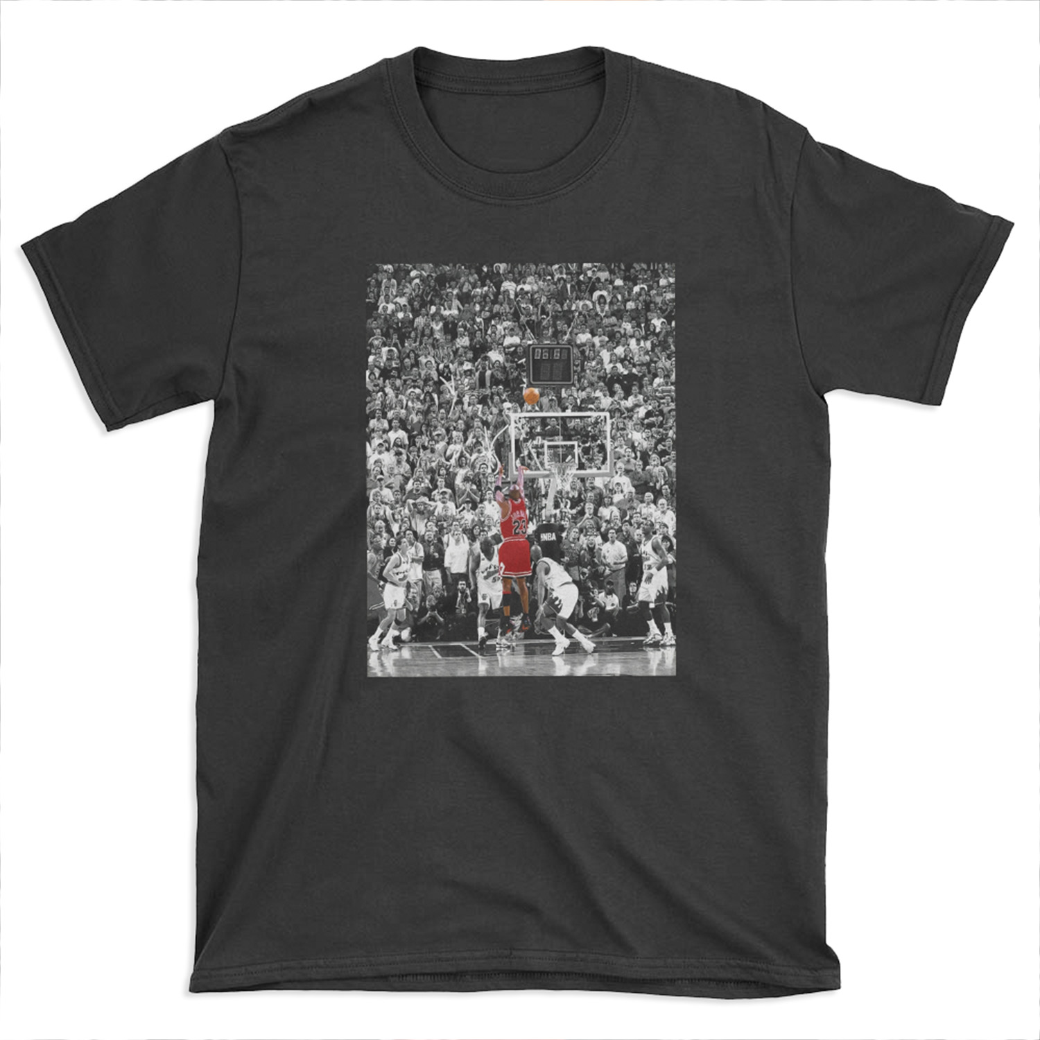 Best Quality Michael Jordan Shot Over Russell T-shirt Tee