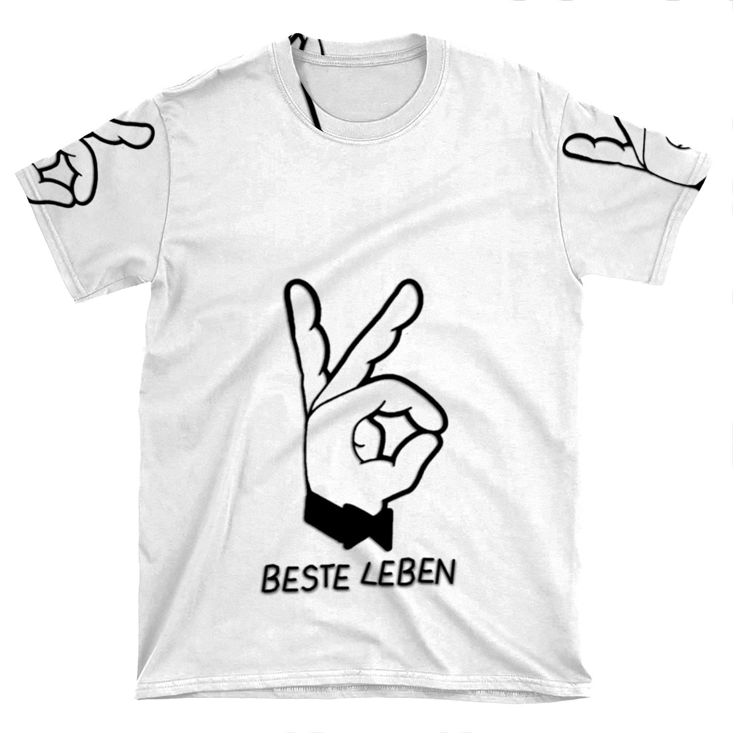 Beste Leben - Bonez Mc (Mit Schrift) AOP T-shirt Tee