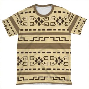 Big Lebowski Cardigan Pattern AOP T-shirt Tee