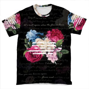 Bigbang Flower Road Ly AOP T-shirt Tee