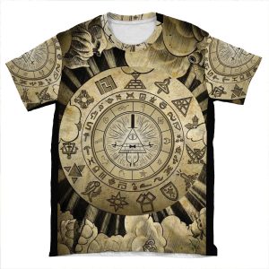 Bill Cipher Wheel AOP T-shirt Tee