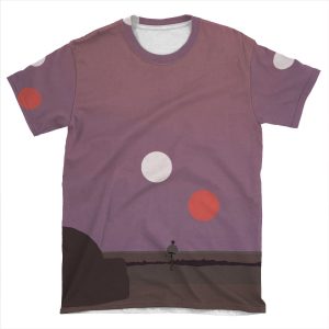 Binary Sunset AOP T-shirt Tee